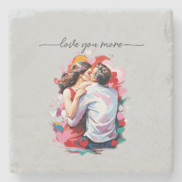 Mjukt Helgdag för älskare Stenunderlägg