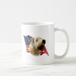 Mjukt Jackat Flagga för hjulförsedda terrier Kaffemugg
