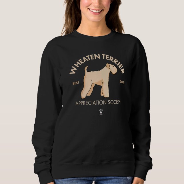 Mjukt Jackat Hjulat Terrier Apprecition Society T Shirt (Framsida)