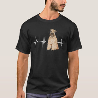 Mjukt Jackat Hjultrastpuls Hund älskare T Shirt