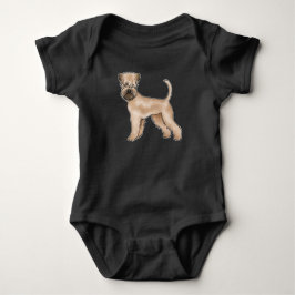 Mjukt Jackat Wheaten Terrier Beige Cute Tecknad hu T Shirt