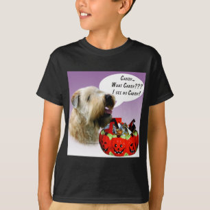 Mjukt Jackat Wheaten Terrier Halloween Candy T-shirt