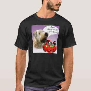 Mjukt Jackat Wheaten Terrier Halloween Candy T-shirt