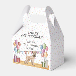Mjukt Jackat Wheaten Terrier Hund Birthday Tack Presentaskar