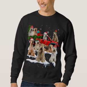 Mjukt jackat Wheaten Terrier Red Lastbil jul Tr Lång Ärmad Tröja