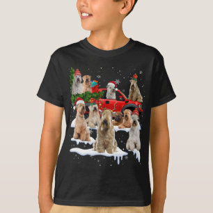 Mjukt jackat Wheaten Terrier Red Lastbil jul Tr T Shirt