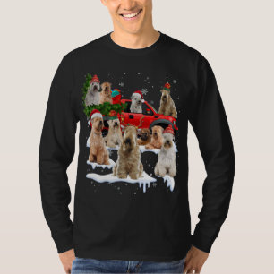 Mjukt jackat Wheaten Terrier Red Lastbil jul Tr T Shirt