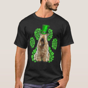 Mjukt Jackat Wheaten Terrier Shamrock Klöver St Pa T Shirt