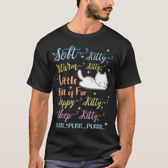 Mjukt Kattunge-varmvatten, Kattunge, liten Boll av T Shirt (Framsida)