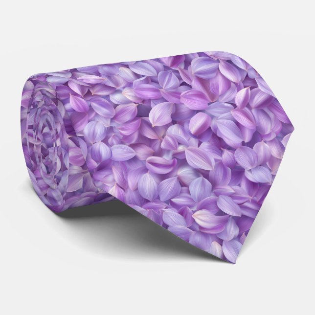 Mjukt lavendelblomsterbladsmönster slips (Rullad)
