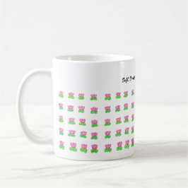 mjukt leende med ett vilt hjärta kaffemugg
