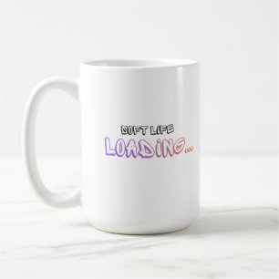 Mjukt Liv Laddar Estetiskt Citat Kaffemugg