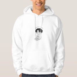 Mjukt Liv Laddar Mysig Chibi Pojke Te Hoodie