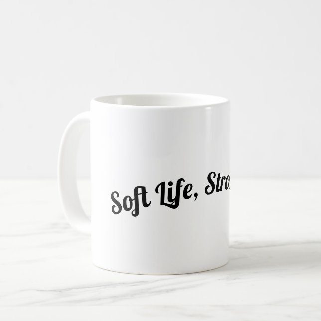 Mjukt liv, starkt te kaffemugg (Framsida vänster)