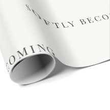 Mjukt minimalistiskt presentpapper