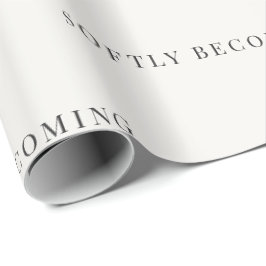 Mjukt minimalistiskt presentpapper 