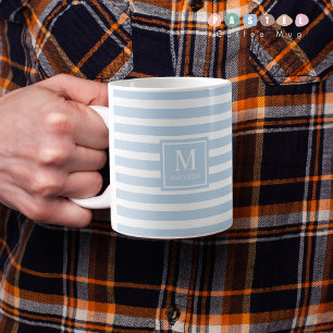 Mjukt, mjukt pastel Himmel Baby Pulver Blue Färg Kaffemugg