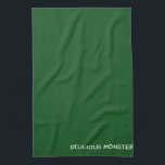 Mjukt monster grönt färg namn kökshandduk<br><div class="desc">Mjukt monster grönt färg namn</div>