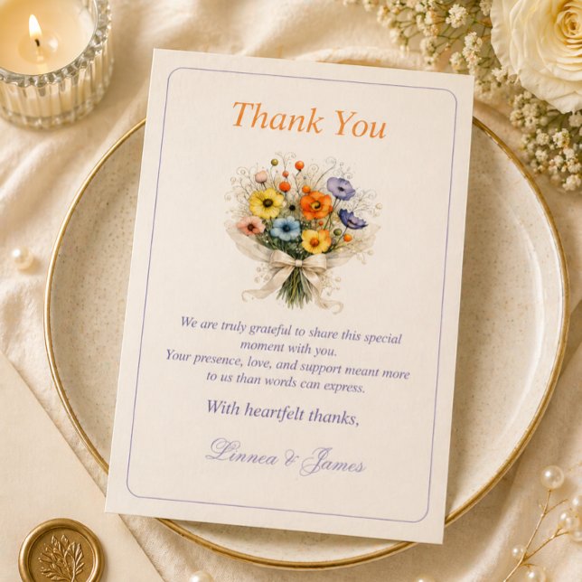 Mjukt neutrala vildblommor bröllop elfenbensdamm b spara datumet (Skapare uppladdad)