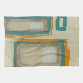 Mjukt Och Djärvt Rothko Inspirerat Abstrakt Kökshandduk