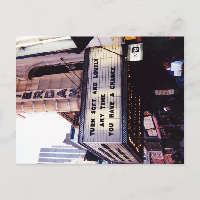 Mjukt och elegant vykort (Framsida)