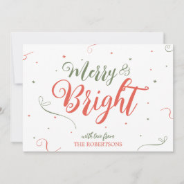 Mjukt och lätt julkort utan foto-Helgdag