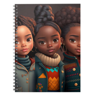 Mjukt omslag av spiral-bärbara datorer - vänner anteckningsbok