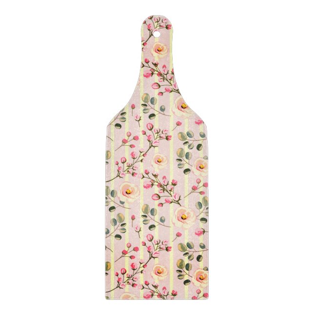 Mjukt Rosa Blommigt Randmönster (Framsidan)