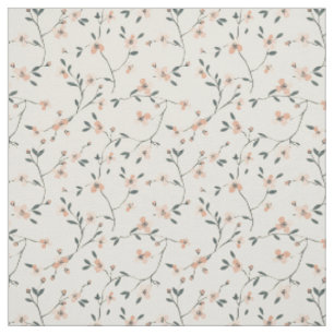 Mjukt rosablommigt vildblommigt vintage boho 70-ta tyg