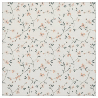 Mjukt rosablommigt vildblommigt vintage boho 70-ta tyg