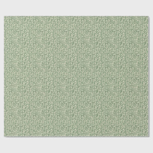 Mjukt Salviagrönt Botaniskt Blad Mönster Presentpapper