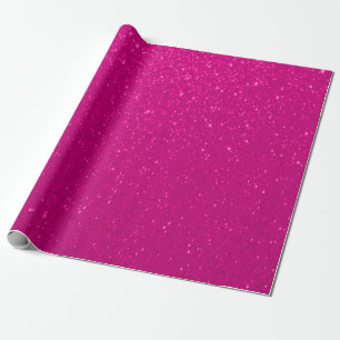 Mjukt shock rosaglittertryck presentpapper