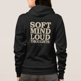 Mjukt sinne högljudda tankar minimalistisk vintage t shirt