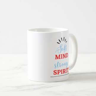 “Mjukt sinne, stark ande” Inspirationsmugg Kaffemugg