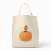 Mjukt Skräckinjagande Capybara Pumpa Totebag