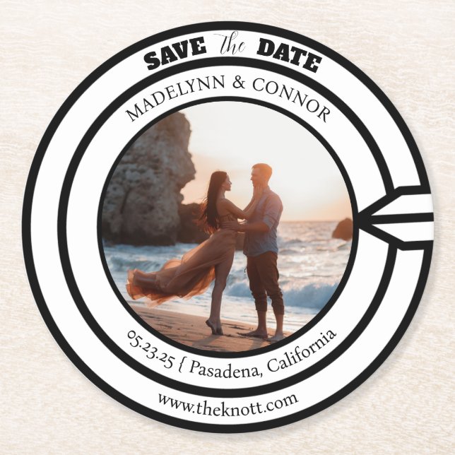 Mjukt skriptfoto Spara datummörktsnämndens Routnin Underlägg Papper Rund (Framsidan)