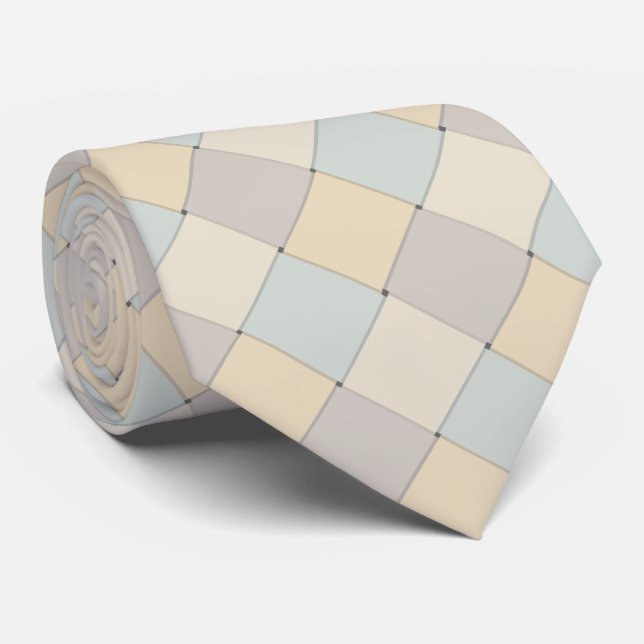 Mjukt tonar den vävde diagonalen belägger med slips (Rullad)