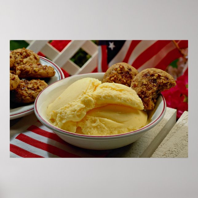 Mjukt Vanilglass Poster (Framsidan)