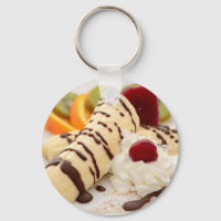Mjukt vispgrädde och Banana Dessert