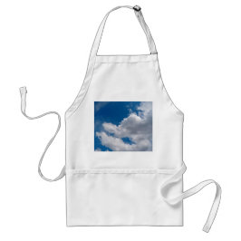 Mjukt vitt moln förkläde