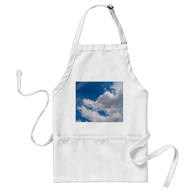 Mjukt vitt moln förkläde (Framsidan)