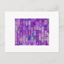 Mjukt vykort för Lila