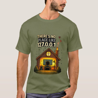 Mjukvaruingenjör Hem 127.0.0.1 T-Shirt