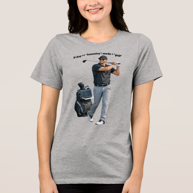 Mjukvaruingenjör som spelar golf URM T Shirt (Framsida)