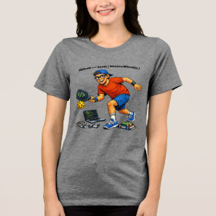 Mjukvaruingenjör som spelar Pickleball med en padd T Shirt