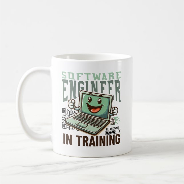 Mjukvaruingenjör under utbildning kaffemugg (Vänster)
