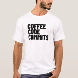 Mjukvaruingenjörs liv - Kaffe Kod Incheckningar Ut T Shirt