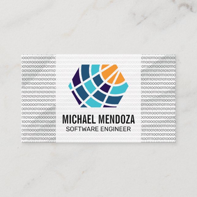 Mjukvarurobotik | AI-chipteknik Visitkort (Framsida)