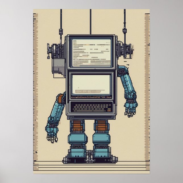Mjukvaruutvecklare Programmerare Kodning Teknik Nö Poster (Framsidan)