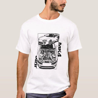 MK4 Legend - 2JZ Teknisk Motor Konst T Shirt